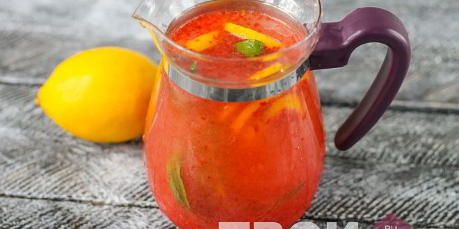 Рецепт клубничного лимонада