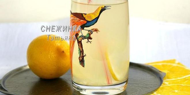 Рецепт лимонада на березовом соке