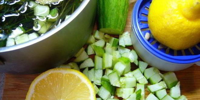 Рецепт огуречно-имбирного лимонад