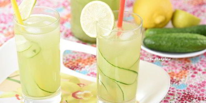Рецепт огуречного лимонада