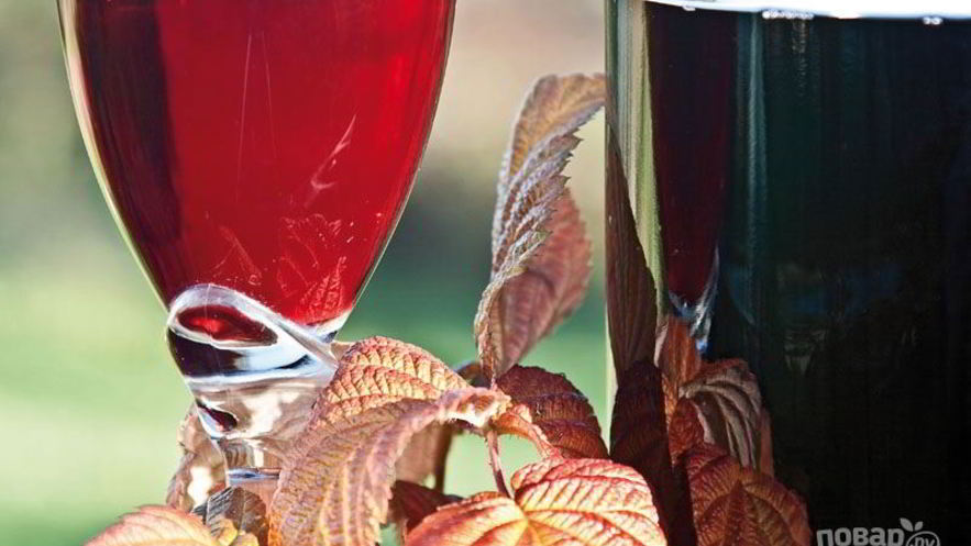 Рецепт малинового вина