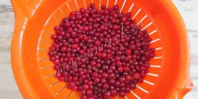 Рецепт брусничного морса