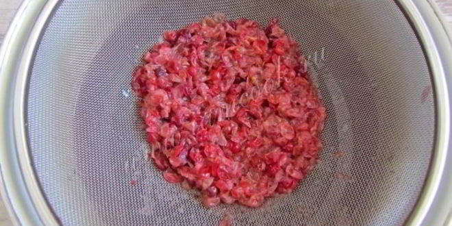 Рецепт брусничного морса