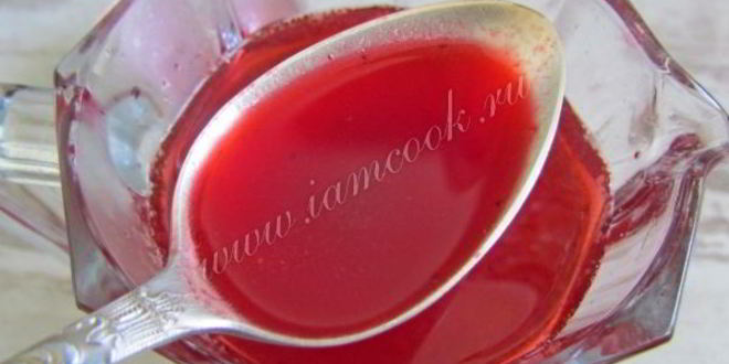 Рецепт брусничного морса