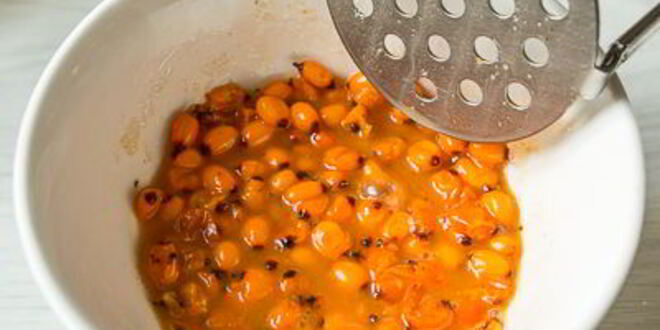 Рецепт облепихового напитка с имбирем