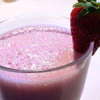 Самый быстрый клубничный коктейль