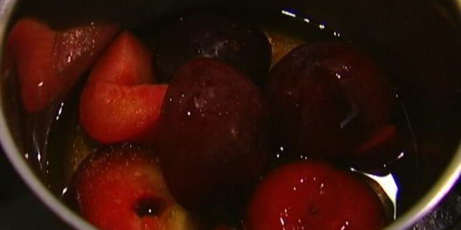 Рецепт сливового коктейля с мороженым