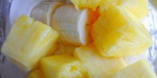 Рецепт ананасова-мангового смузи