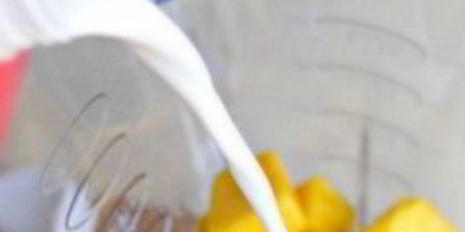 Рецепт ананасова-мангового смузи