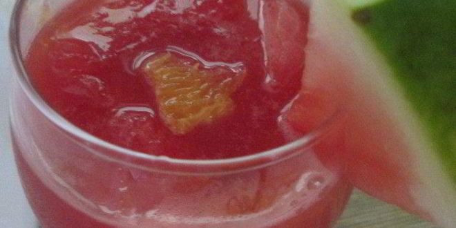 Рецепт арбузна-апельсинового смузи