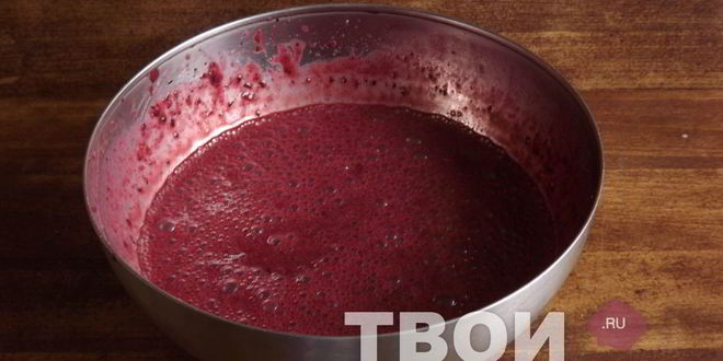 Рецепт чернично-бананового смузи