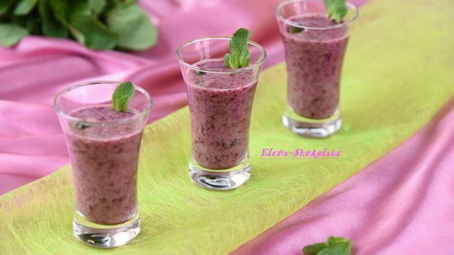 Рецепт черничного смузи