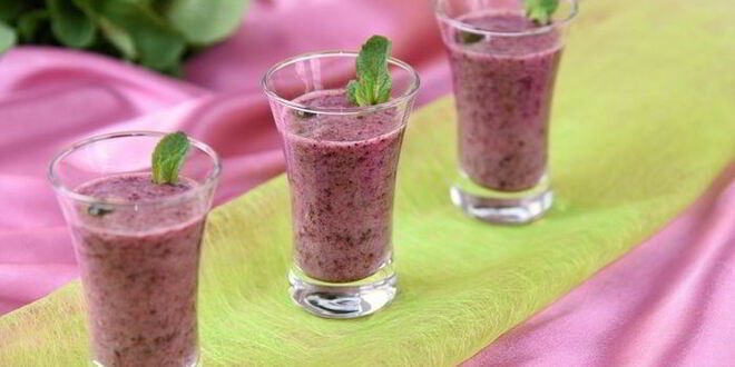 Рецепт черничного смузи