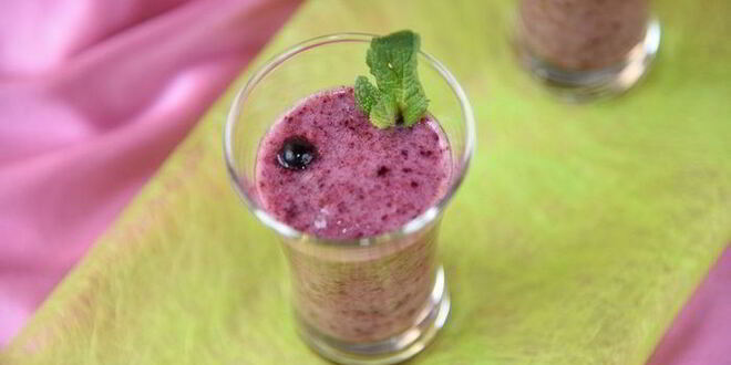 Рецепт черничного смузи