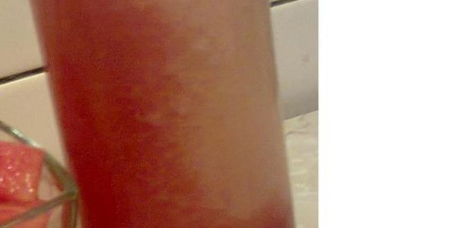 Рецепт дынно-арбузного смузи столбики