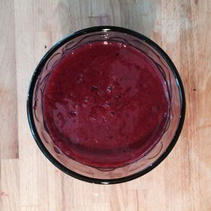 Рецепт Смузей из черной смородины, банана и нектарина