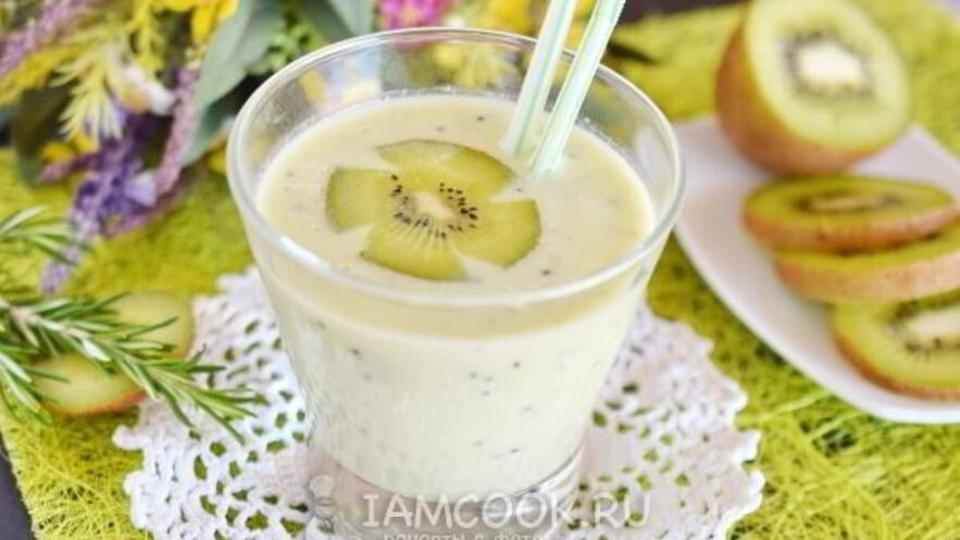 Рецепт смузей из кефира и киви