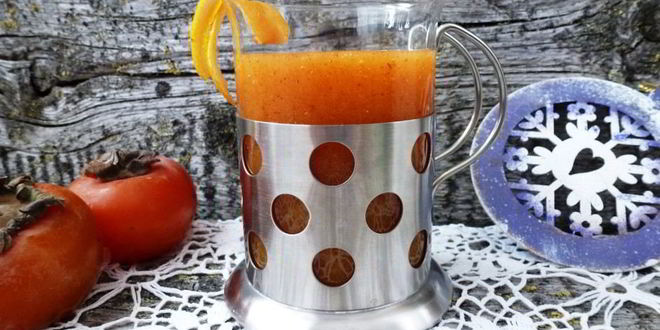 Рецепт смузей из хурмы и цитрусовых