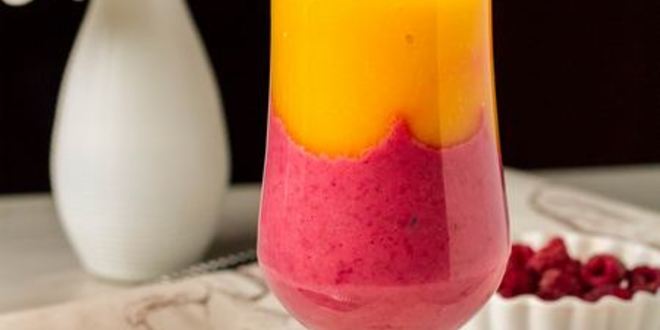 Рецепт смузей из малины и манго