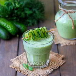 Рецепт Смузей из огурца и кефира