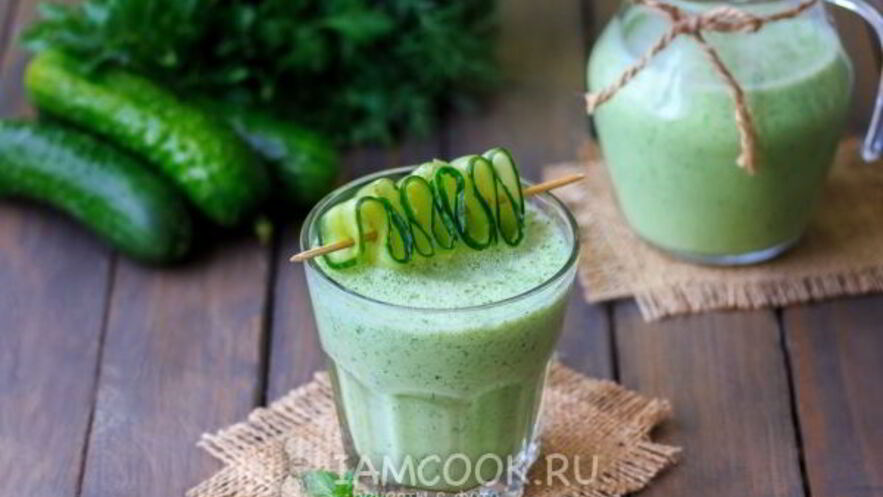 Рецепт смузей из огурца и кефира
