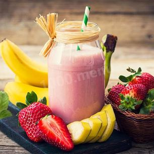 Рецепт Смузей клубника банан