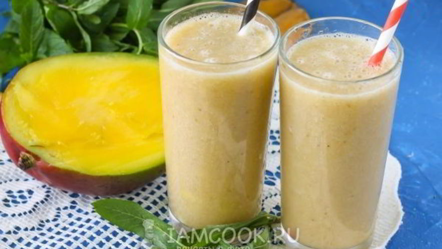 Рецепт смузей с манго и бананом