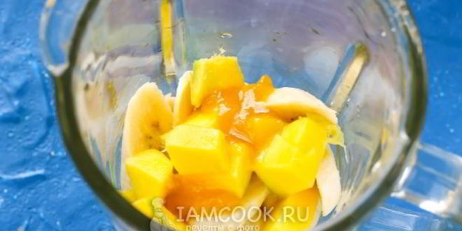 Рецепт смузей с манго и бананом
