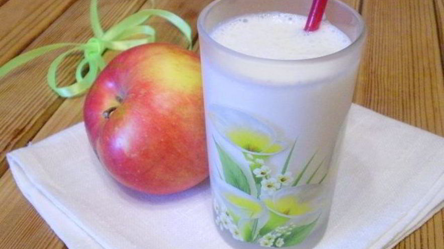 Рецепт смузей яблочный