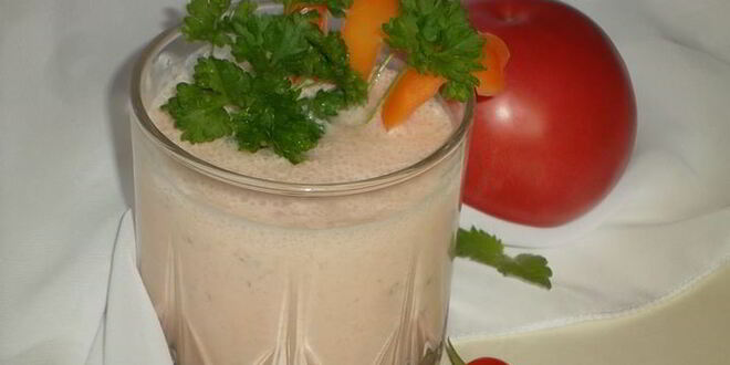 Рецепт томатна-огуречного смузи с петрушкой