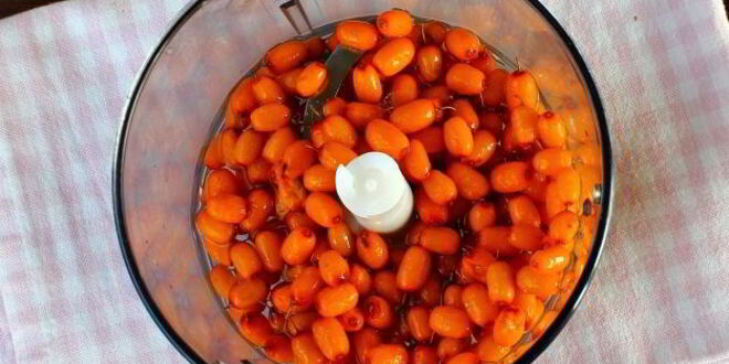 Рецепт тыквенного смузи с облепихой и бананом