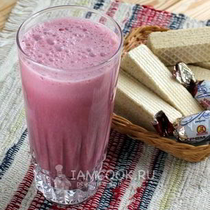 Рецепт Соевого коктейля с ягодами