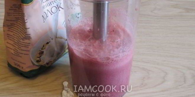 Рецепт соевого коктейля с ягодами
