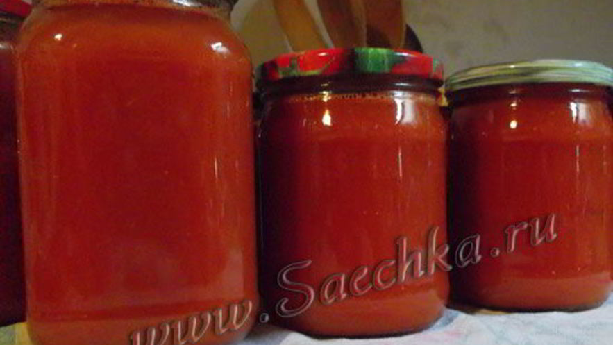 Рецепт домашнего томатного сока