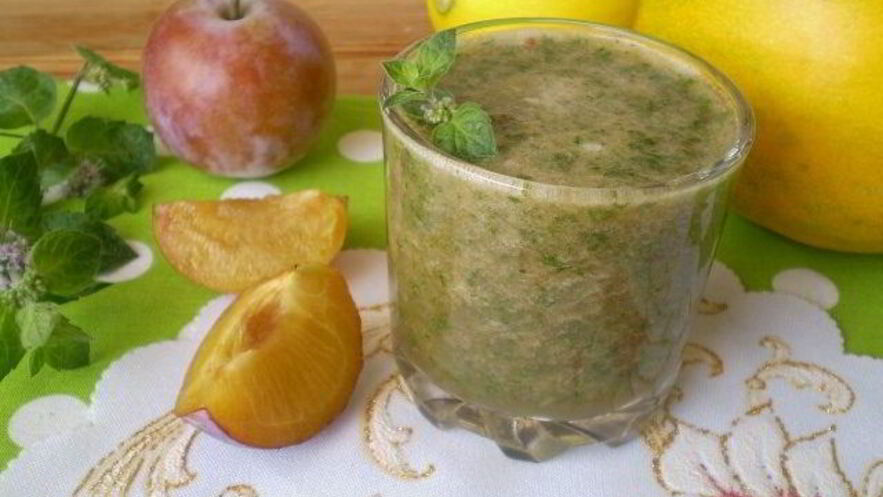 Рецепт вкусного зеленого коктейля