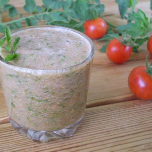 Рецепт Зеленого коктейля с помидорами