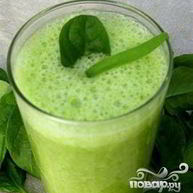 Рецепт Зеленого витаминного напитка с семенами льна