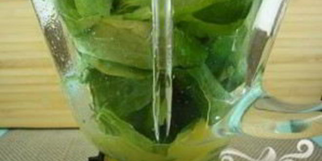 Рецепт зеленого витаминного напитка с семенами льна