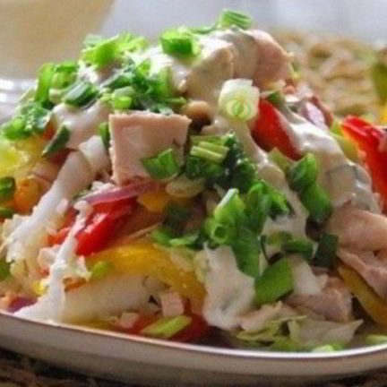 Рецепт Диетического салата Курочка-Снегурочка