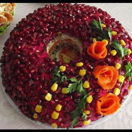 Рецепт Гранатового салата