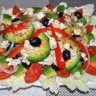 Рецепт Греческого салата с авокадо