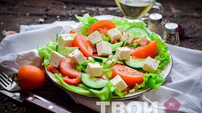 Рецепт Греческого салата с фетаксой