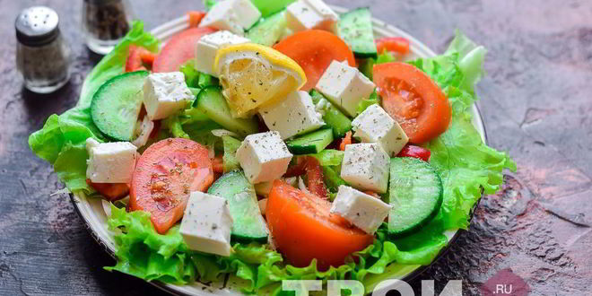 Рецепт греческого салата с фетаксой