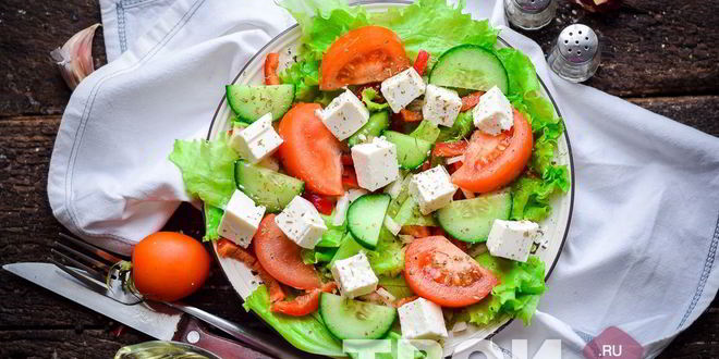Рецепт греческого салата с фетаксой