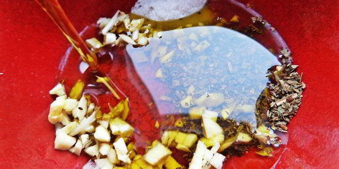 Рецепт гречневого салата с овощами и салями