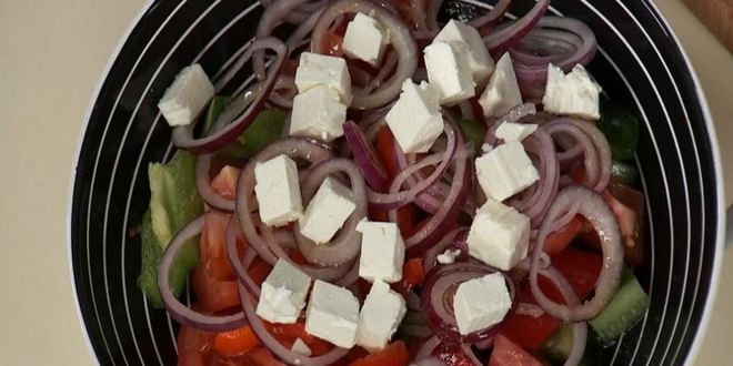 Рецепт легкого греческого салата