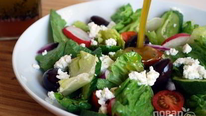 Рецепт Салата Греческого с редиской