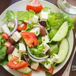 Рецепт Салата Греческого с тофу