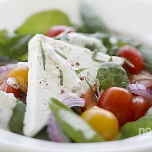 Рецепт Салата Греческого со шпинатом