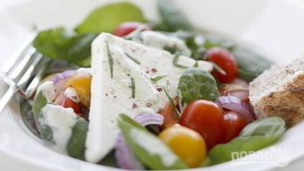 Рецепт Салата Греческого со шпинатом